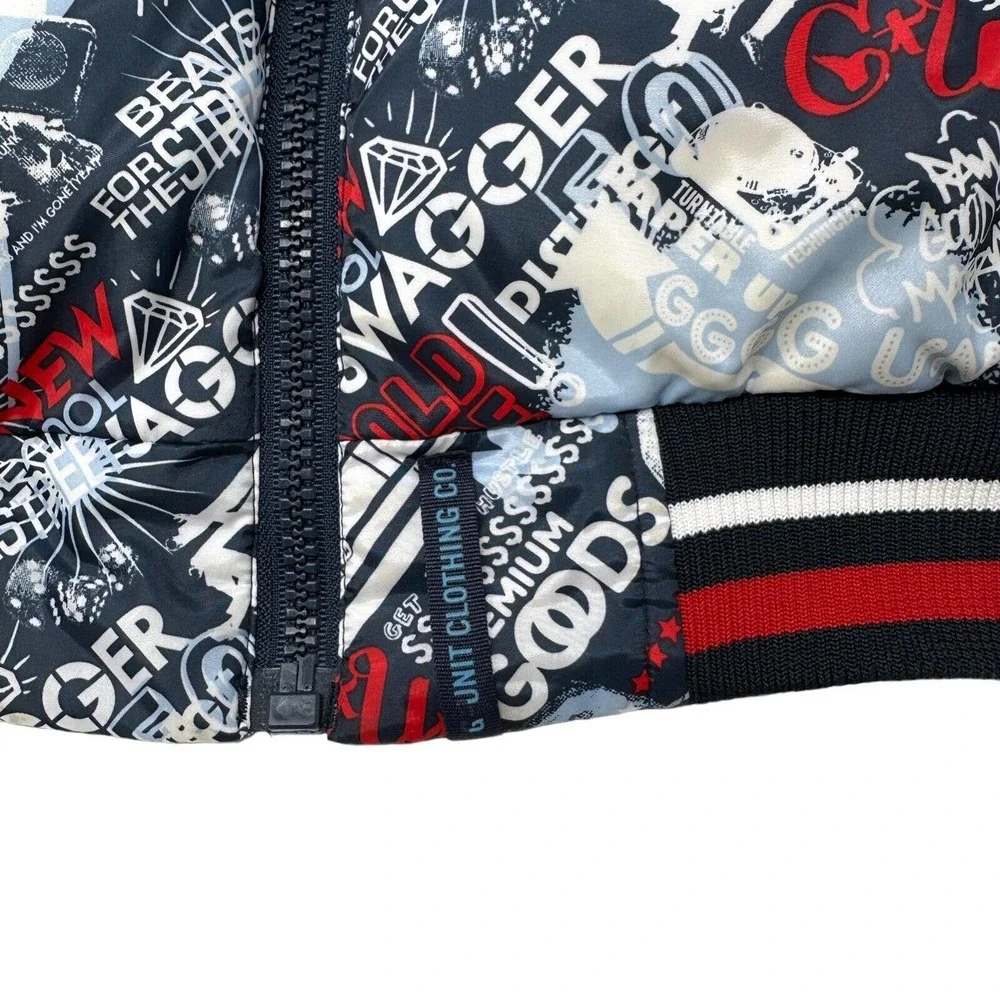 G-UNIT‎ x Premium Goods 50¢ Puffer Jacket Vest Size XL Hip Hop Streetwear Y2K